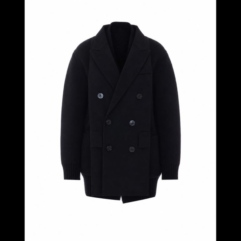 Sacai Women Wool Flannel Cardigan